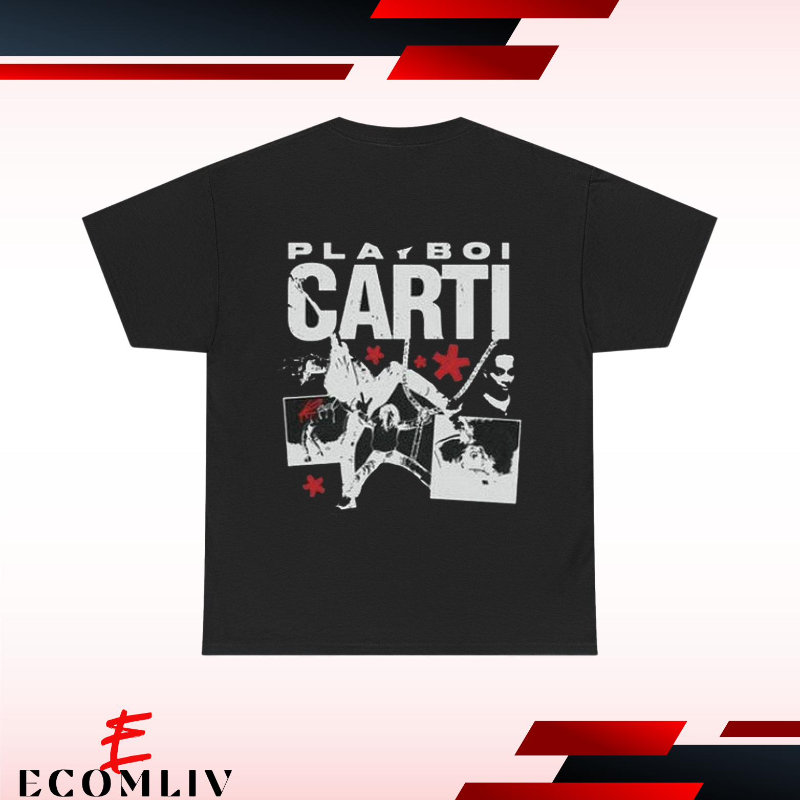 Playboi Carti Whole Lotta Red Shirt, Wlr Album Cover Graphic Tee